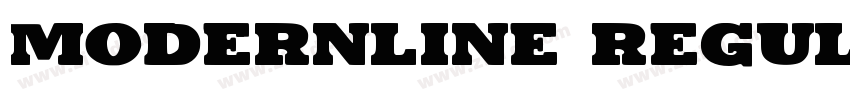 Modernline Regular字体转换